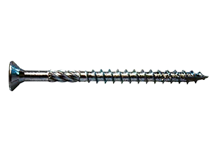 Houtschroeven 4x40/6x280 wit verzinkt